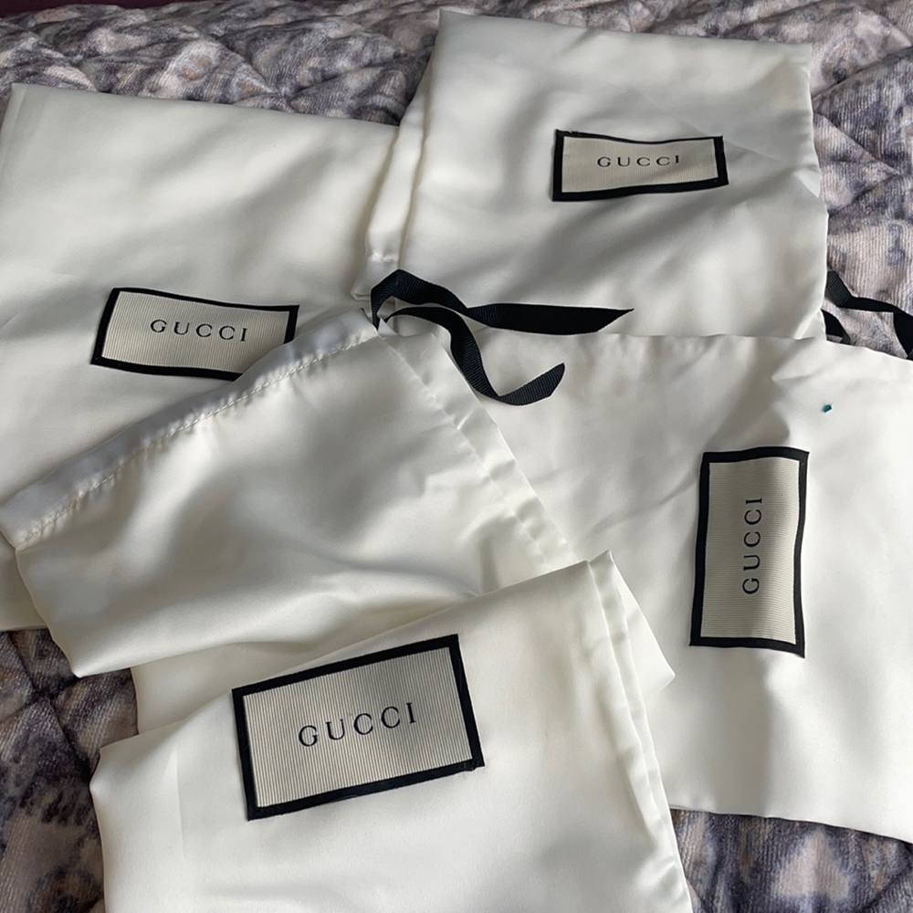 Gucci Shoe Dusters - Draw String